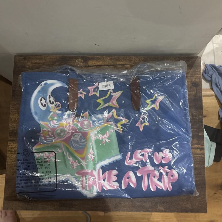 Coach Coachtopia Tote bag Let Us Take A Trip BNWT Recycled Trippy Hippy Style imagen 6