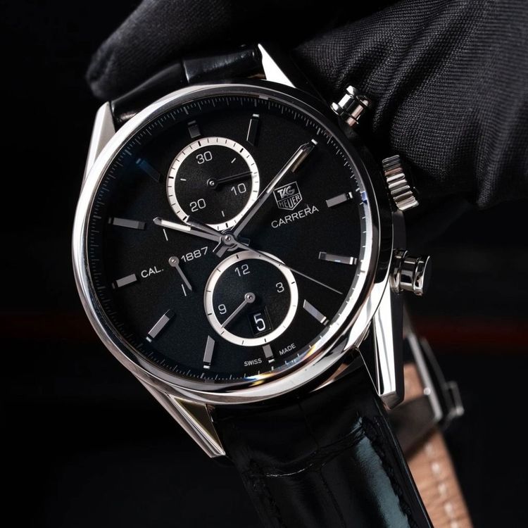 TAG Heuer Carrera Calibre 1887 Chronograph | 2015 | 41mm | Black | CAR2110.FC6266 8