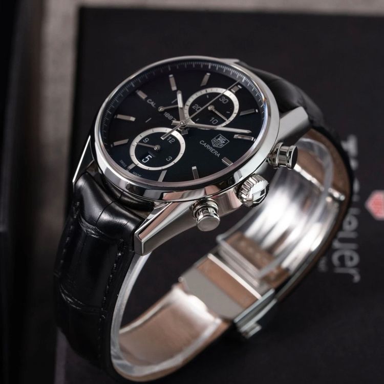 TAG Heuer Carrera Calibre 1887 Chronograph | 2015 | 41mm | Black | CAR2110.FC6266 3