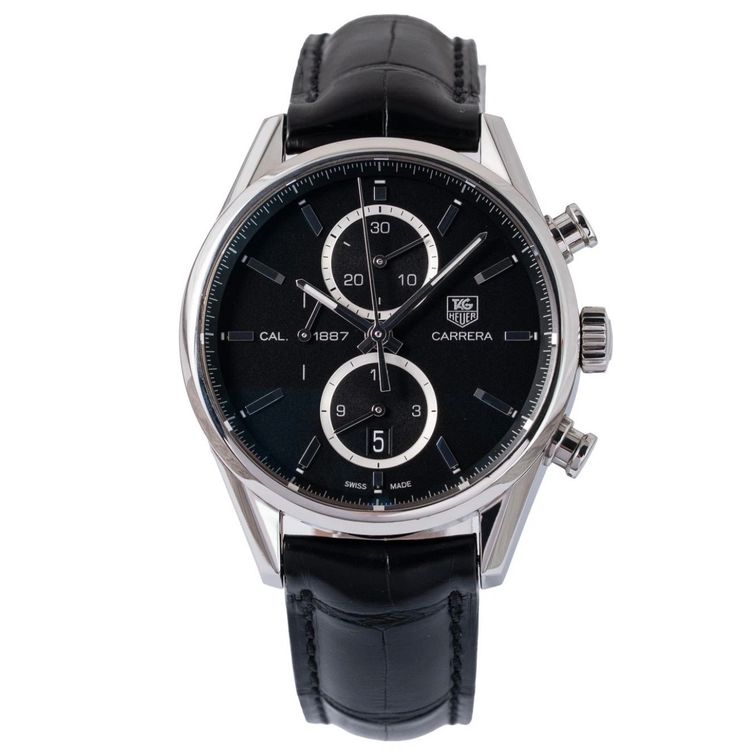TAG Heuer Carrera Calibre 1887 Chronograph | 2015 | 41mm | Black | CAR2110.FC6266 4