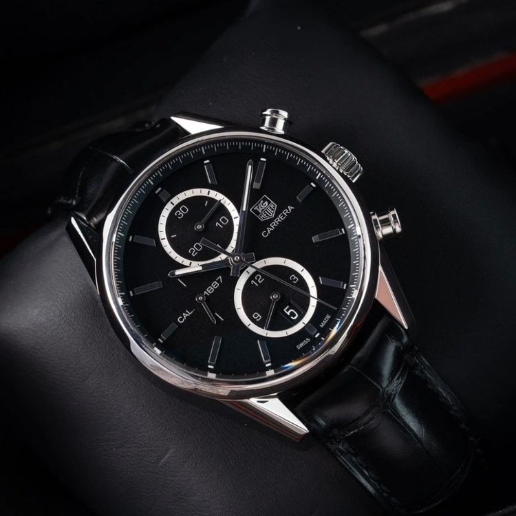 TAG Heuer Carrera Calibre 1887 Chronograph | 2015 | 41mm | Black | CAR2110.FC6266 9