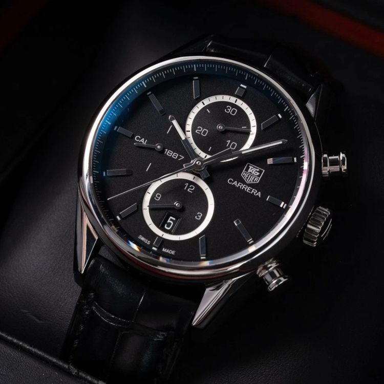 TAG Heuer Carrera Calibre 1887 Chronograph | 2015 | 41mm | Black | CAR2110.FC6266 2