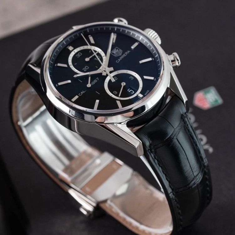 TAG Heuer Carrera Calibre 1887 Chronograph | 2015 | 41mm | Black | CAR2110.FC6266 6