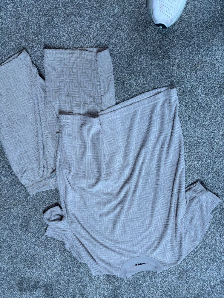 Set Grey Textured Loungewear Set product image