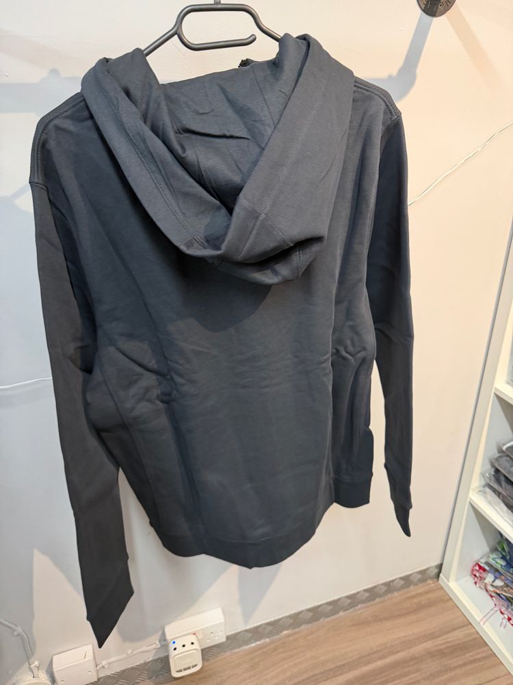 Nike Black Zip-Up Hoodie - Large  image 3