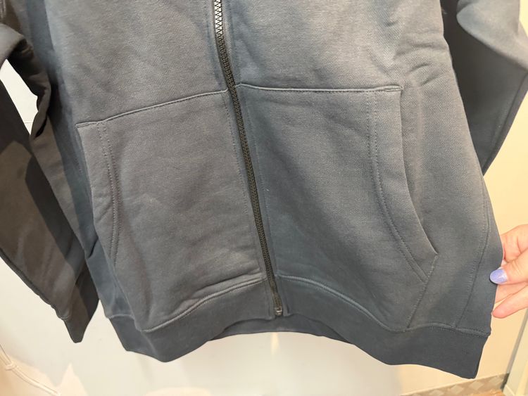 Nike Black Zip-Up Hoodie - Large  image 2