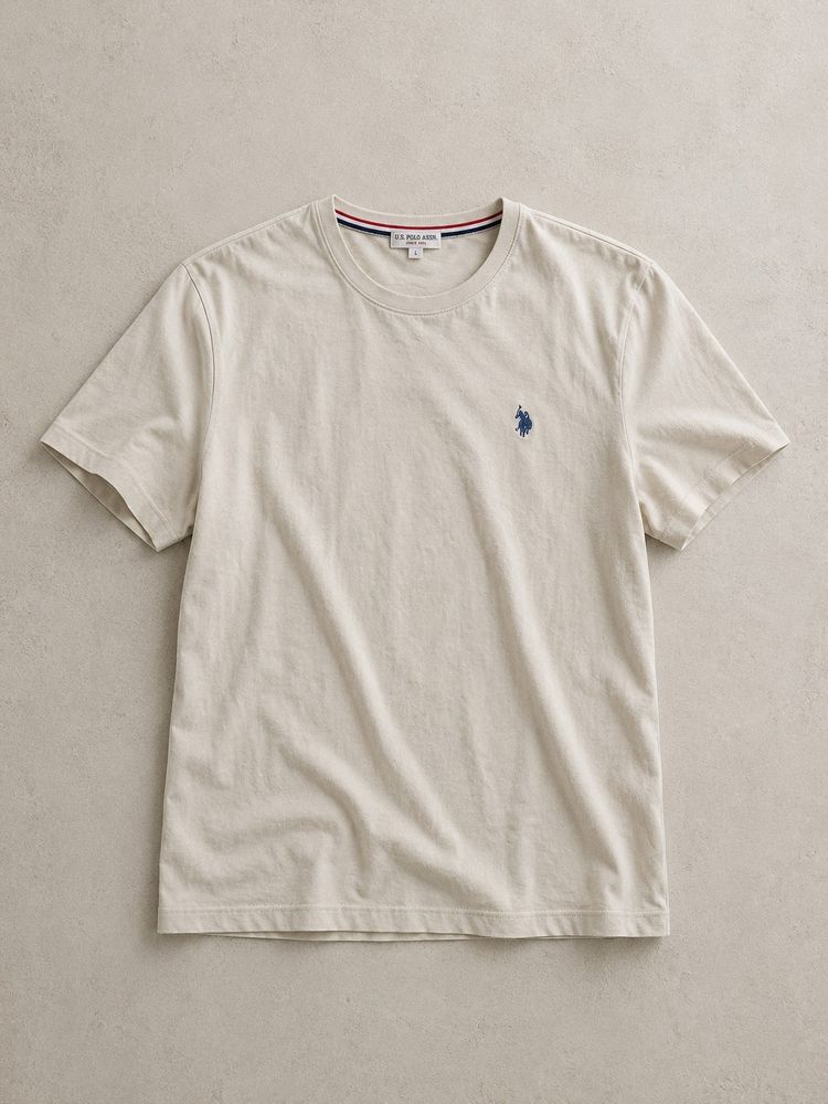 U.S. Polo Assn. Beige Short Sleeve T-Shirt