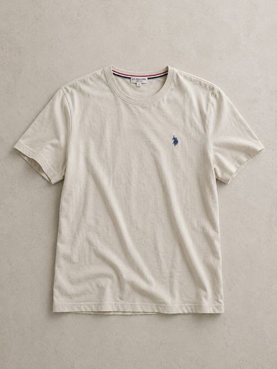 U.S. Polo Assn. Beige Short Sleeve T-Shirt