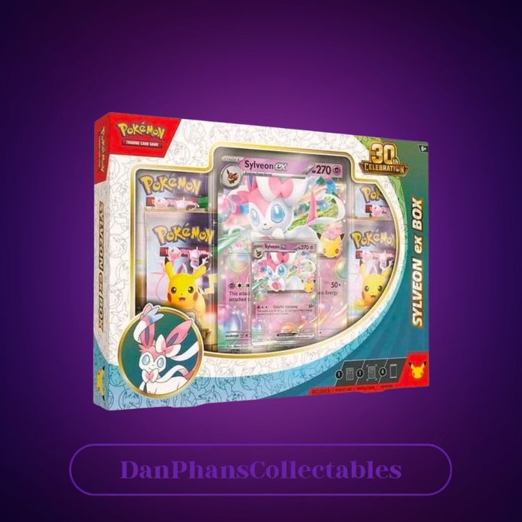 Pokémon 30th Celebration Sylveon EX Collection Box product image