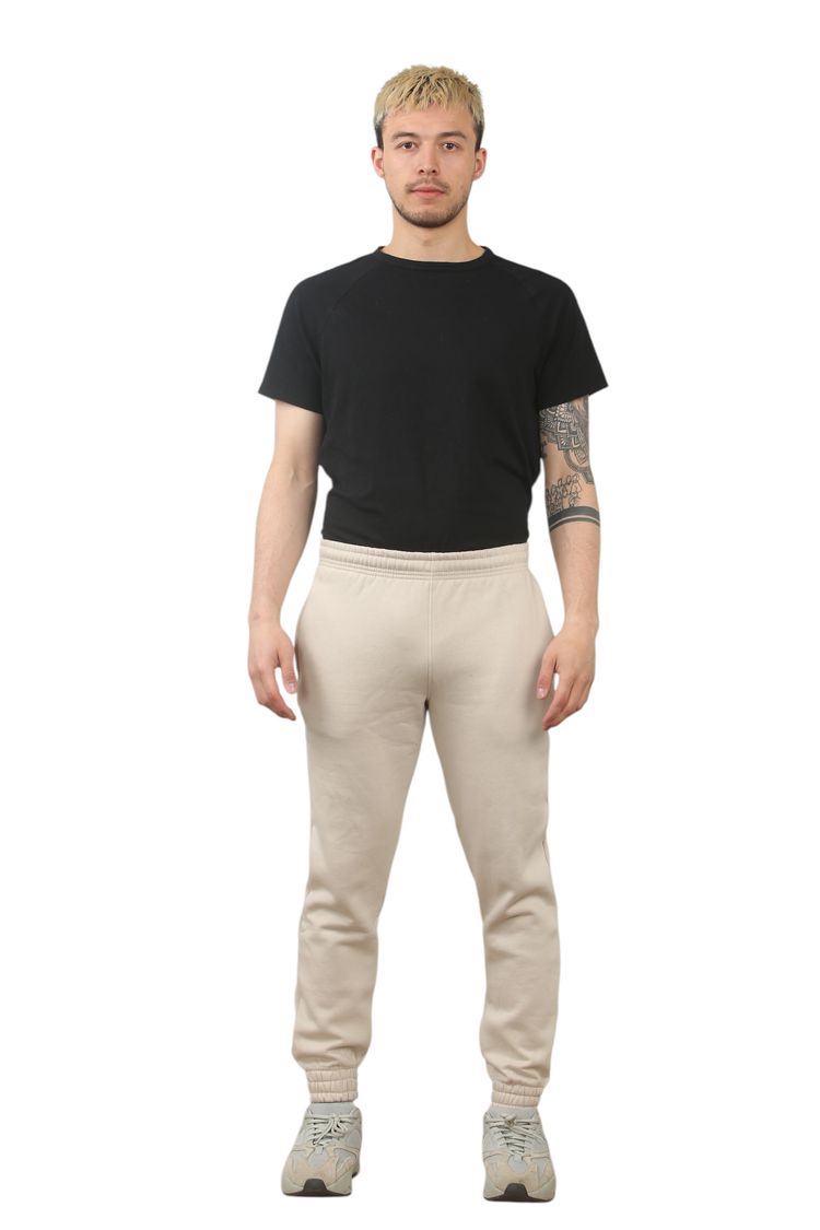 beige jogger pants image 2