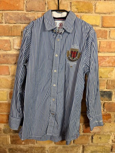 Bogner Striped Button-Up Shirt