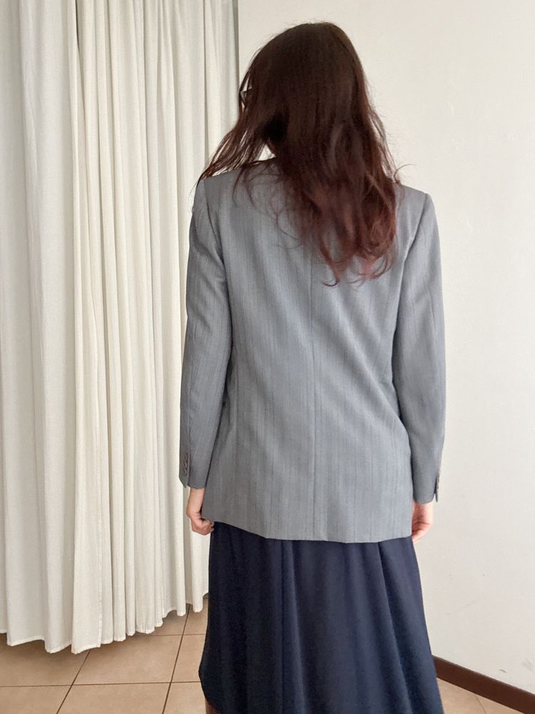 Blazer lana grigio 48 2