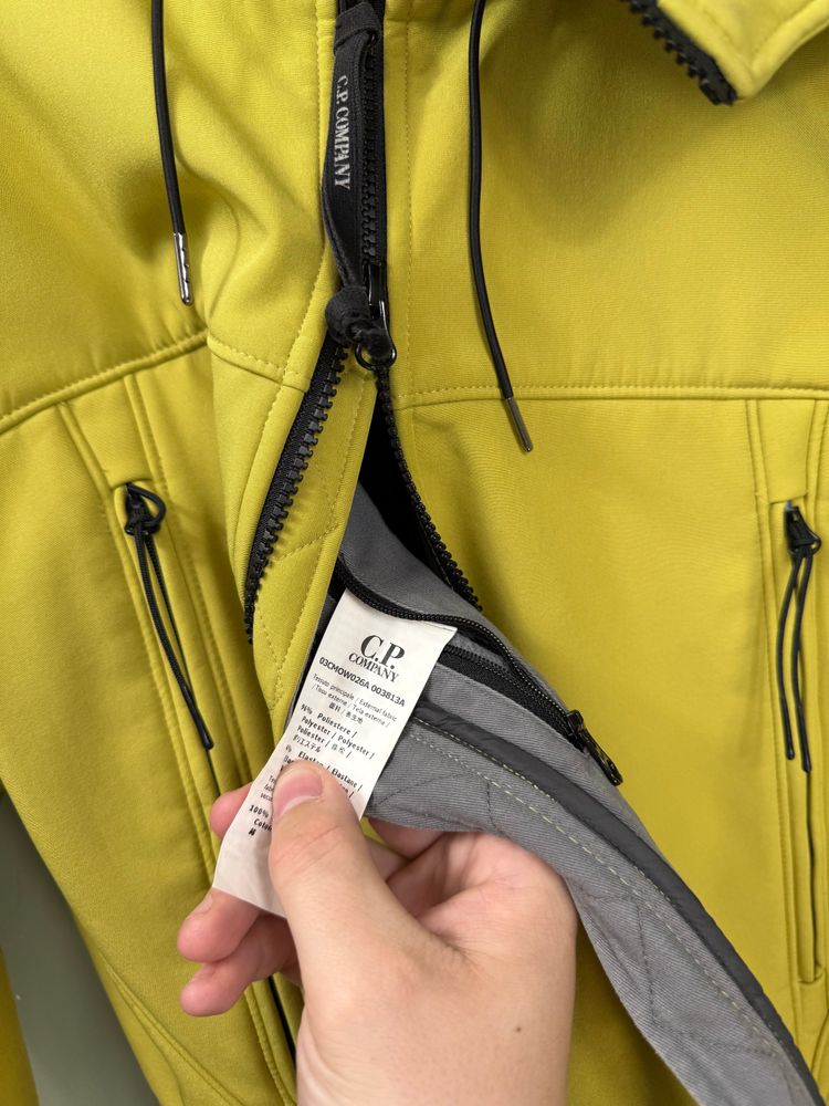 C.P. Company Yellow Soft Shell Jacket 6