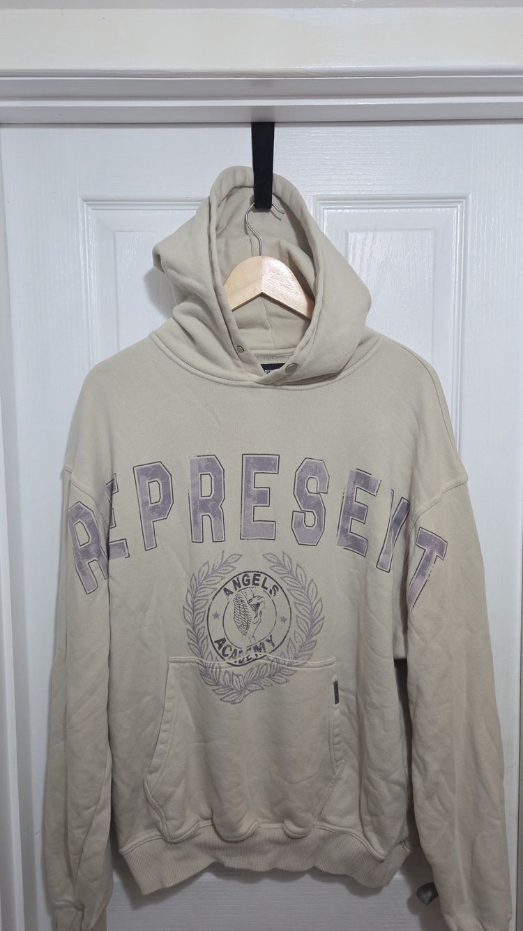 Represent Hoodie With Printed Text Medium image 1