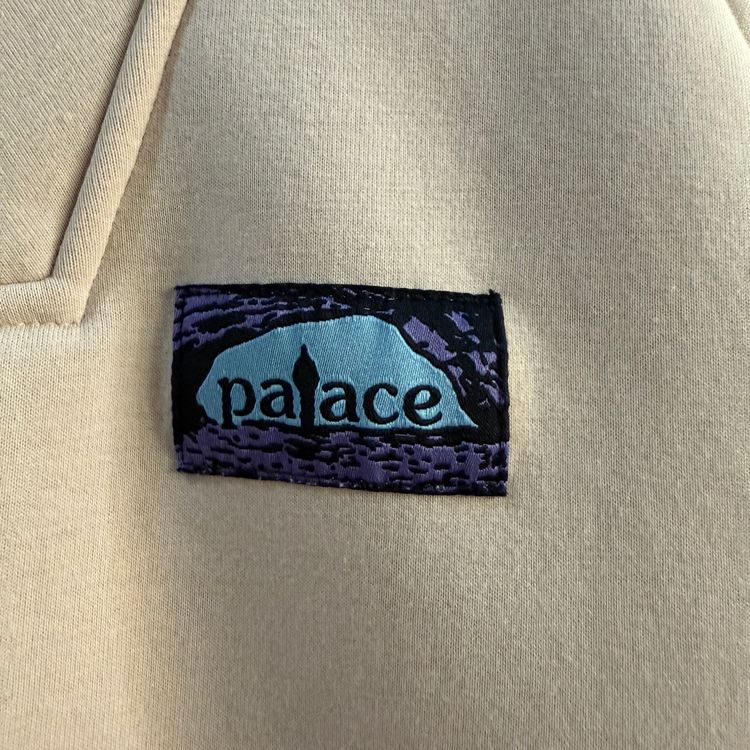 Palace Bonded Fleece 1/4 Zip | FW21 | Cream | Large | image 8
