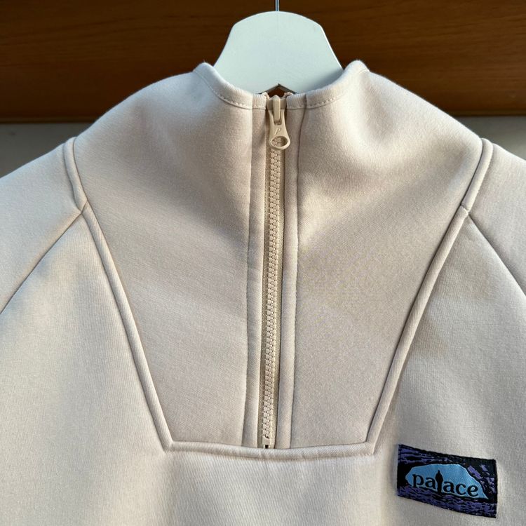Palace Bonded Fleece 1/4 Zip | FW21 | Cream | Large | image 5