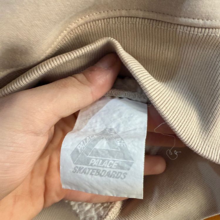 Palace Bonded Fleece 1/4 Zip | FW21 | Cream | Large | image 9