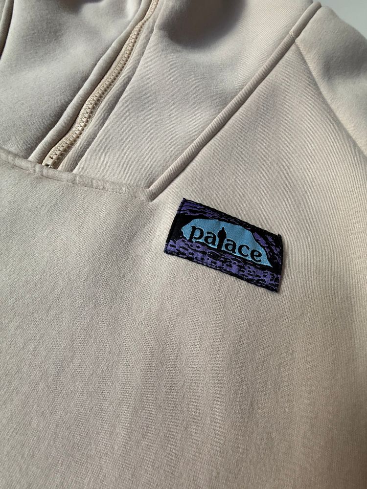Palace Bonded Fleece 1/4 Zip | FW21 | Cream | Large | image 6
