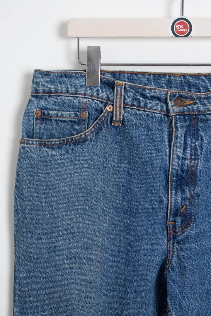 Immagine di Levi's 505 High Waisted Denim Jeans (UK 14) 2