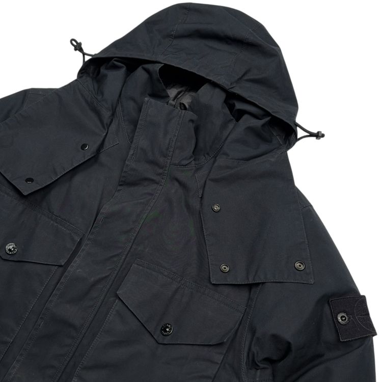 A/W 22 Stone Island O-Ventile Ghost Dutch Rope Down Jacket - Black image 7