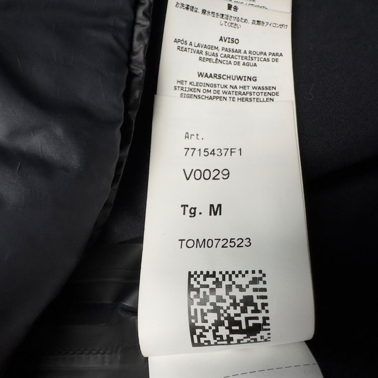 A/W 22 Stone Island O-Ventile Ghost Dutch Rope Down Jacket - Black image 9