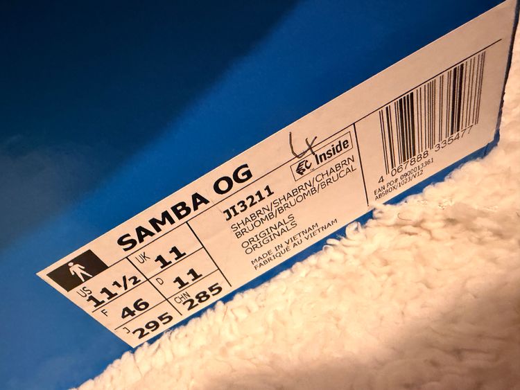 Adidas Samba Og Brown Sneakers UK11 imagen 4