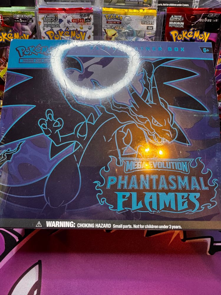 Pokémon Tcg Mega Evolution Phantasmal Flames Trainer Box