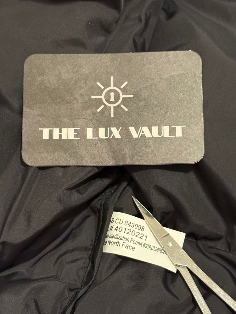 The North Face Navy Nuptse Jacket image 4