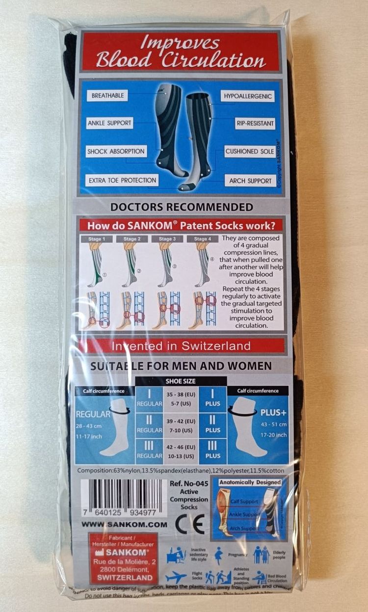 Patent Active Compression Socks obraz 5