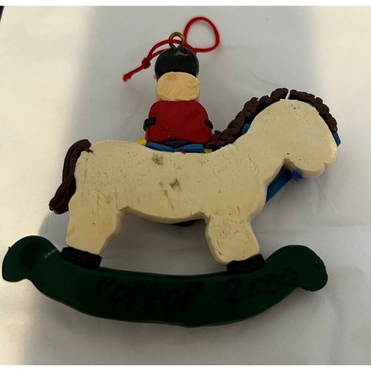 Rocking Horse Ornament With Rider image 2