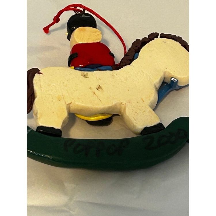 Rocking Horse Ornament With Rider image 3