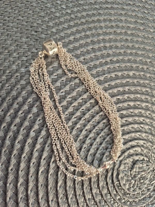 Silver Multi-Chain Bracelet image 1