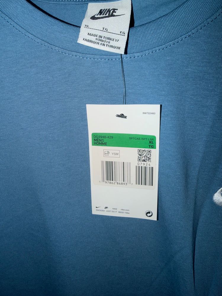 Nike Men'S Blue T-Shirt image 3