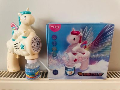 Unicorn Bubble Gun Toy