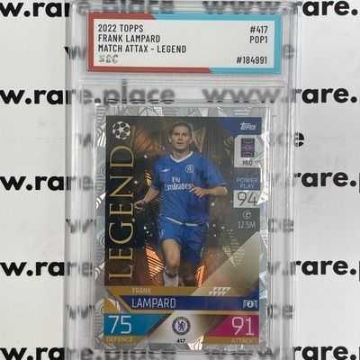 SOC POP 1 Frank Lampard #417 Match Attax - Legend (2022) - AU