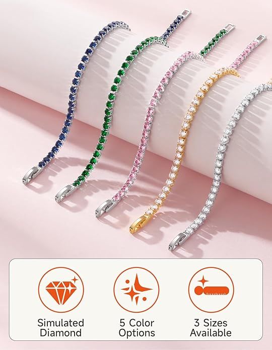 Simulated Diamond Tennis Bracelet 3