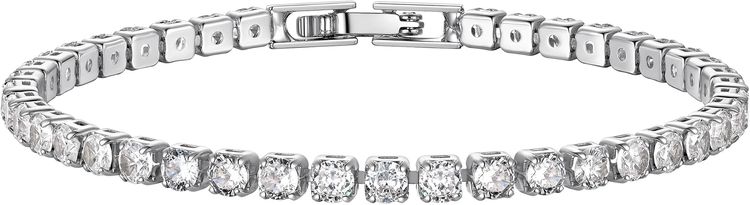 Simulated Diamond Tennis Bracelet