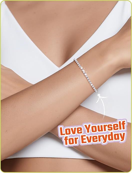 Simulated Diamond Tennis Bracelet 2