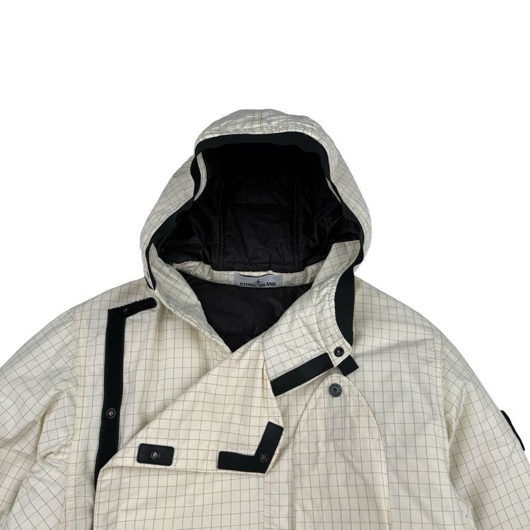Stone Island 2020 Cream Reflective Ripstop Chine Primaloft Jacket - Small image 13
