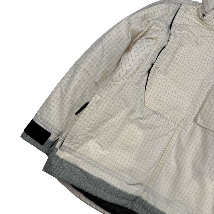 Stone Island 2020 Cream Reflective Ripstop Chine Primaloft Jacket - Small image 8