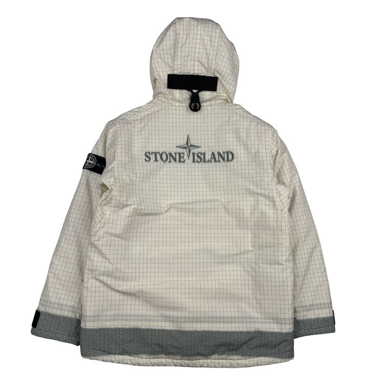 Stone Island 2020 Cream Reflective Ripstop Chine Primaloft Jacket - Small image 10