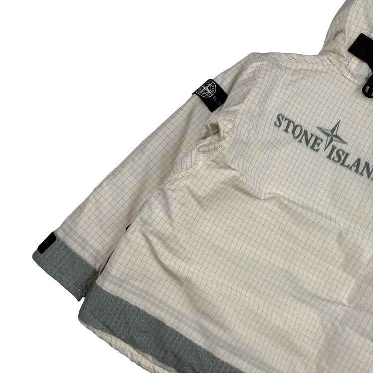 Stone Island 2020 Cream Reflective Ripstop Chine Primaloft Jacket - Small image 6