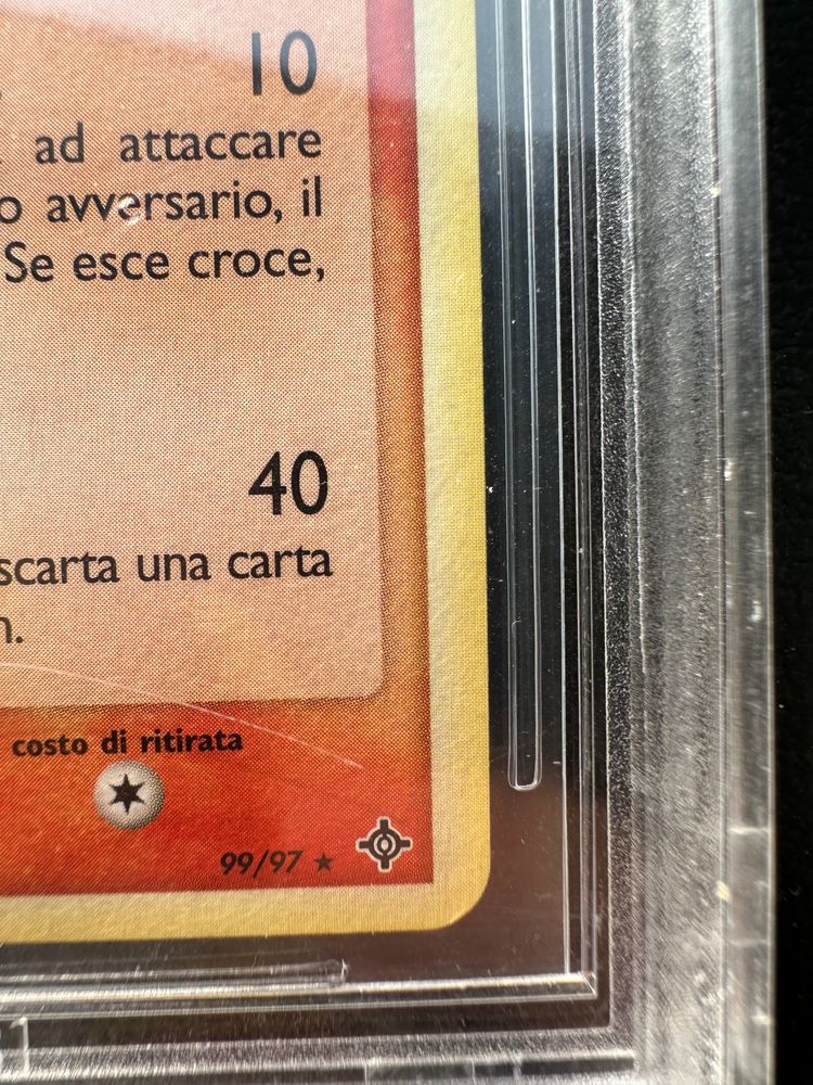 Charmeleon Secret Rare - Pokémon TCG EX Drago 99/97 ITA - Gradata Beckett 8,5 obraz 4