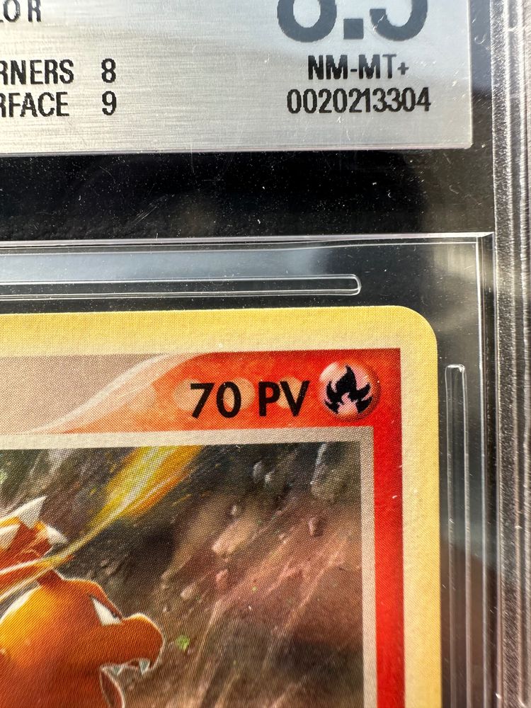 Charmeleon Secret Rare - Pokémon TCG EX Drago 99/97 ITA - Gradata Beckett 8,5 obraz 5