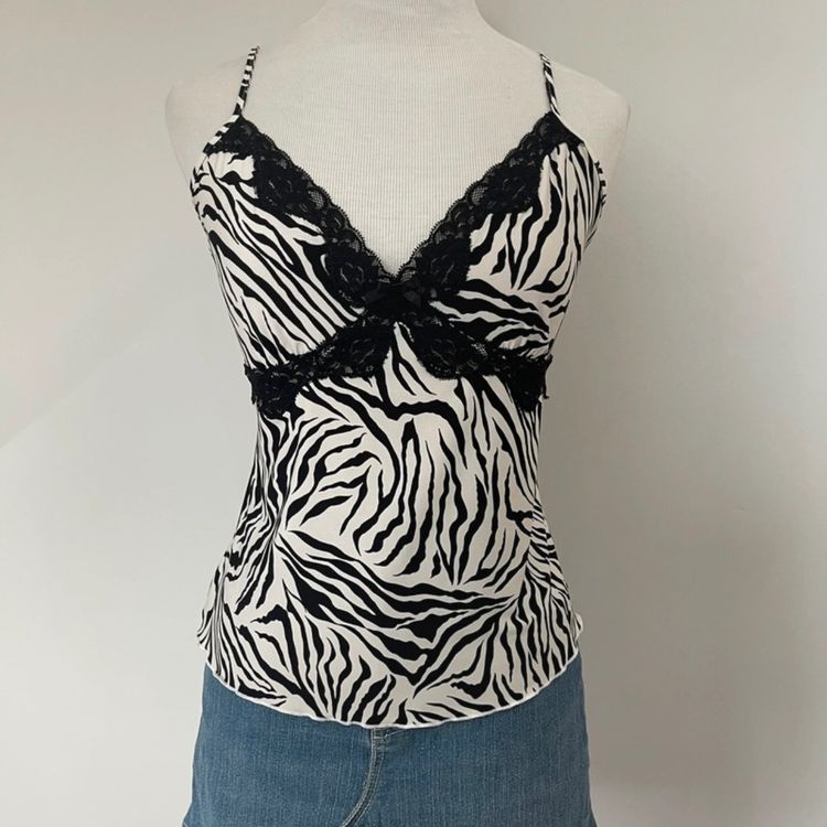 Immagine di Studio Donatella Zebra Print Camisole Top 2
