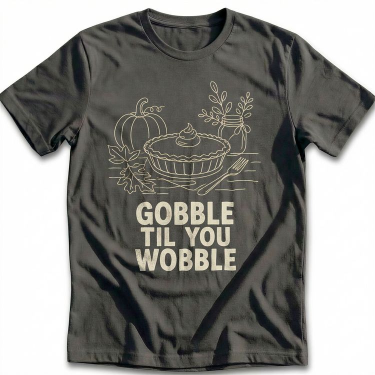 Gobble Til You Wobble T-Shirt EU 3