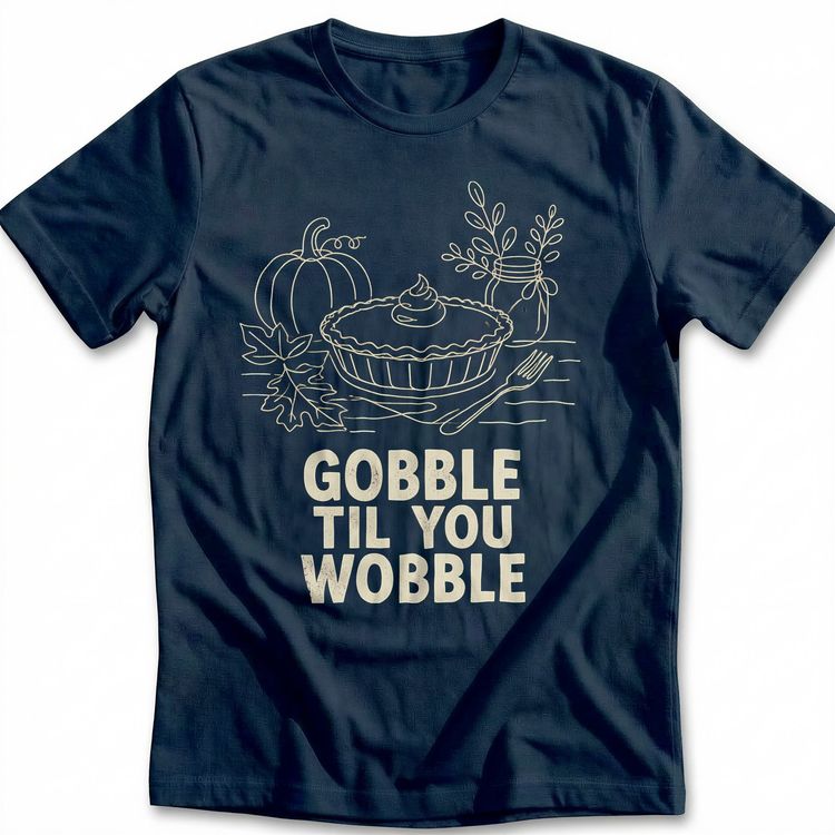 Gobble Til You Wobble T-Shirt EU 4