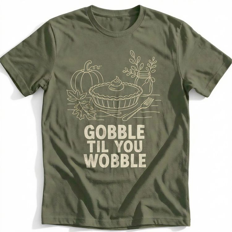Gobble Til You Wobble T-Shirt EU 5