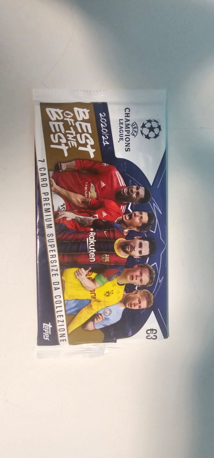 Topps 3 x sobres 2020-21 Uefa Champions League Trading Cards Pack product image