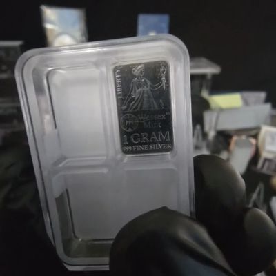 Liberty Wessex Mint 1 Gram Silver Bar - Bullion